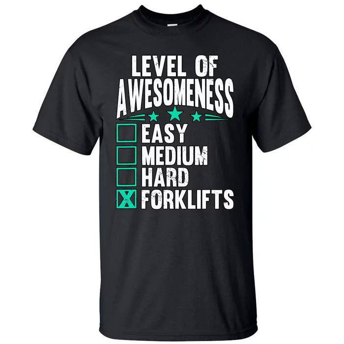 Warehouse Forklift Driver Tall T-Shirt