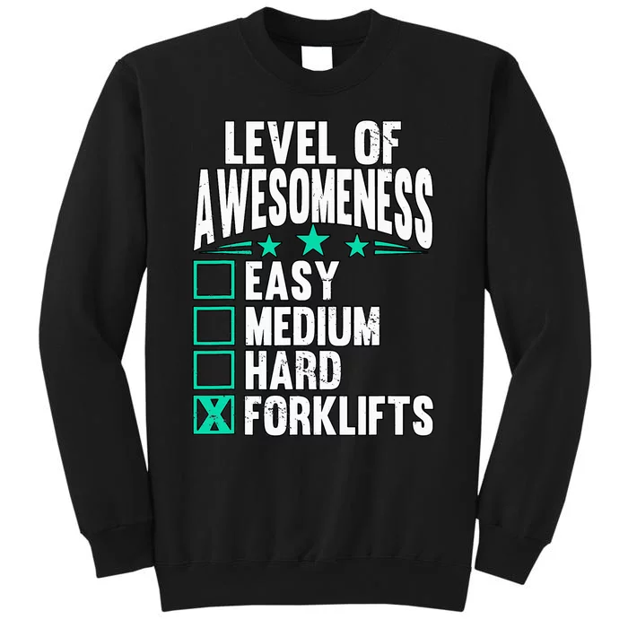 Warehouse Forklift Driver Tall Sweatshirt