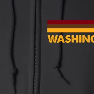 Washington Football DC Team Retro Full Zip Hoodie