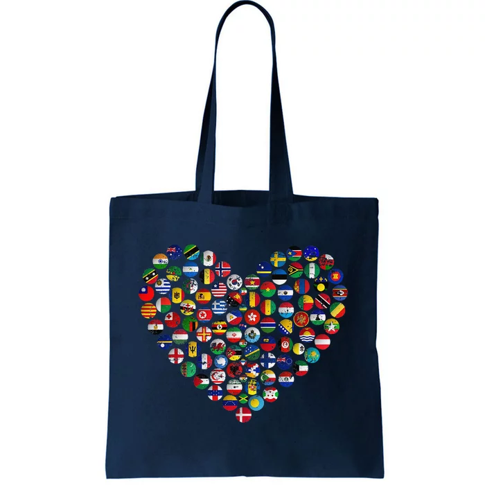 World Flags Earth Day Tote Bag