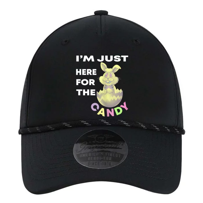 Women Funny Easter Quote I'm Just Here For The Candy Cool Easter Performance The Dyno Cap