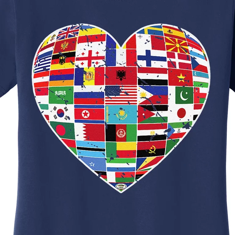 World Flags Earth Day Women's T-Shirt