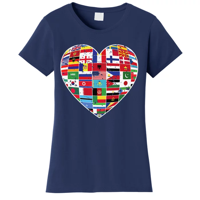 World Flags Earth Day Women's T-Shirt