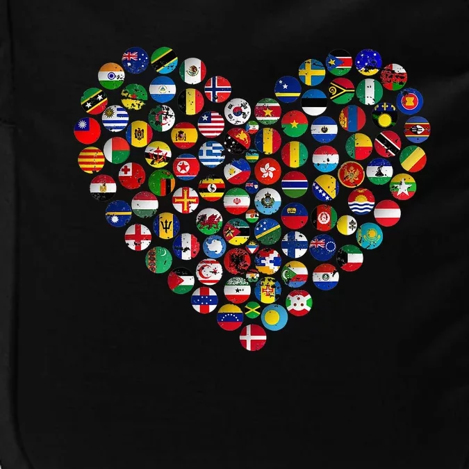 World Flags Earth Day Impact Tech Backpack