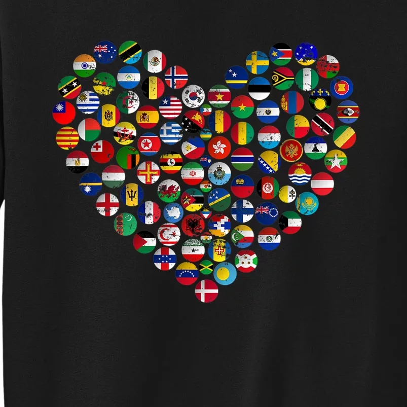 World Flags Earth Day Sweatshirt