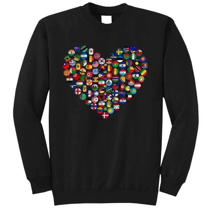 World Flags Earth Day Sweatshirt