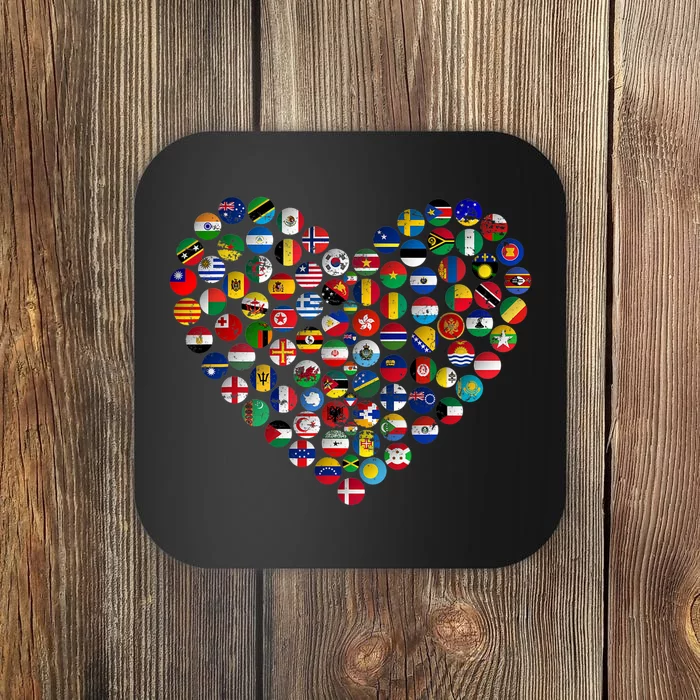 World Flags Earth Day Coaster