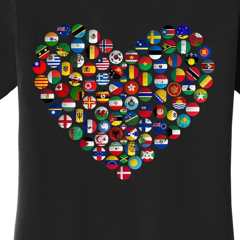 World Flags Earth Day Women's T-Shirt