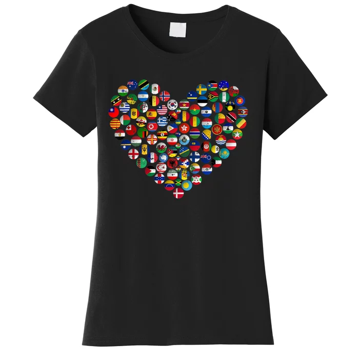 World Flags Earth Day Women's T-Shirt