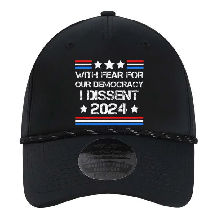 With Fear For Our Democracy I Dissent Performance The Dyno Cap