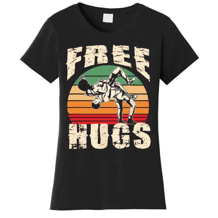 Wrestling Funny Free Hugs Wrestling 3744 Women's T-Shirt