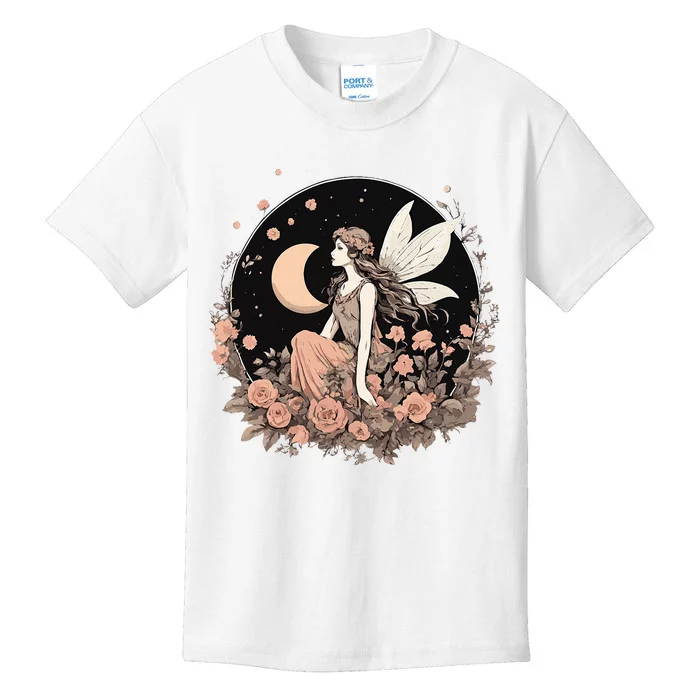 Whimsical Fairy Fairycore Aesthetic Kids T-Shirt