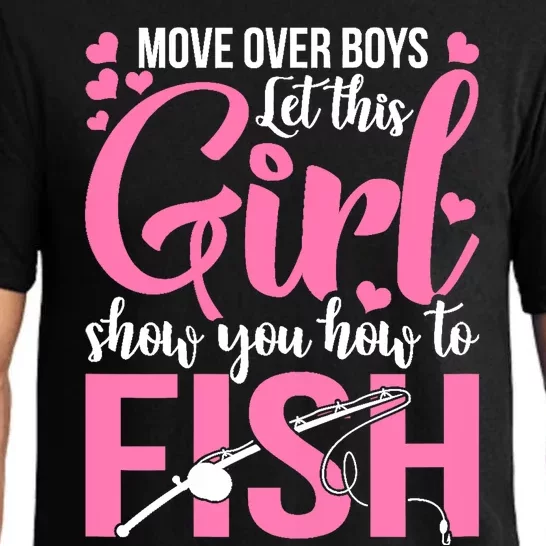 Wo Fishing for Girl Fish Bass Fishing Pajama Set