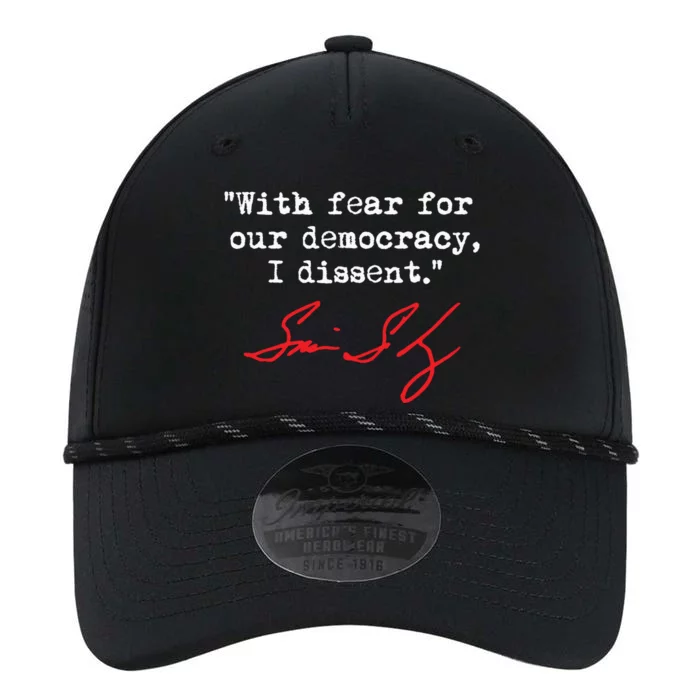 With Fear For Our Democracy I Dissent Justice Sotomayor Performance The Dyno Cap