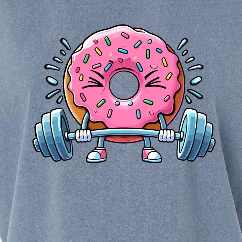 Weightlifing Funny Fitness Workout Gym Donut Lover Doughnut Gift Garment-Dyed Women's Muscle Tee