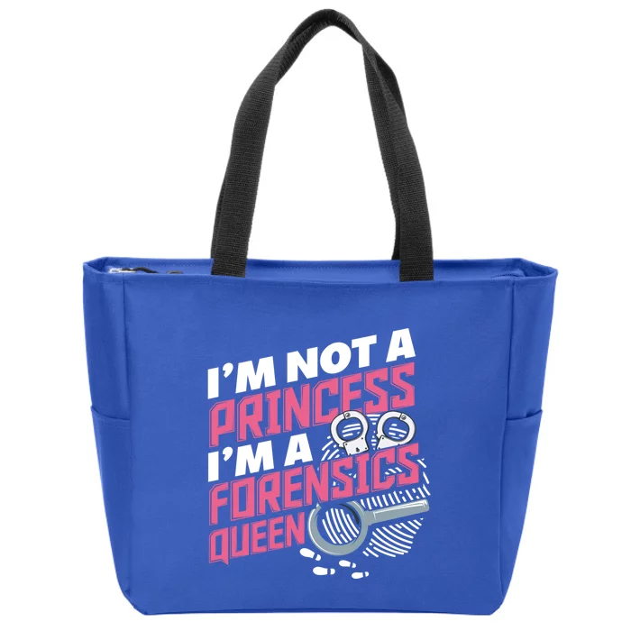 Wo Funny Forensics Science Criminology Student Cute Gift Zip Tote Bag