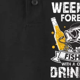 Weekend Forecast Fishing With Chance Drinking Cold Beer Dry Zone Grid Performance Polo