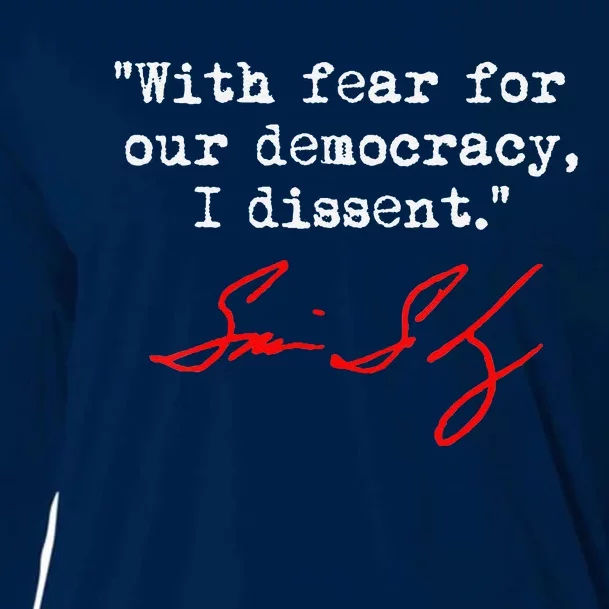 With Fear For Our Democracy I Dissent. Justice Sotomayor Cooling Performance Long Sleeve Crew