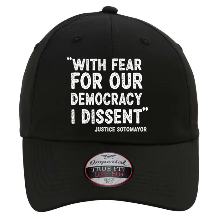 With Fear For Our Democracy I Dissent Justice Sotomayor Trending The Original Performance Cap