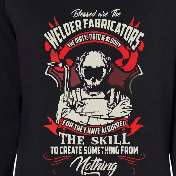 WELDER FABRICATORS Funny Welders Welding Backside Womens California Wash Sweatshirt