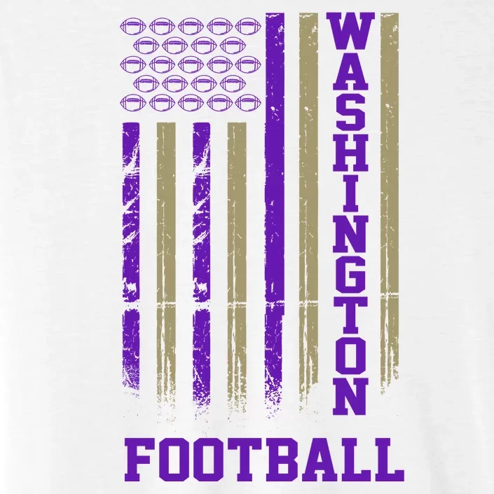 Washington Football Fan American Flag ChromaSoft Performance T-Shirt