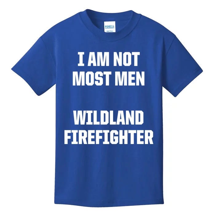 Wildland Firefighter Firefighting Fire Funny Gift Kids T-Shirt