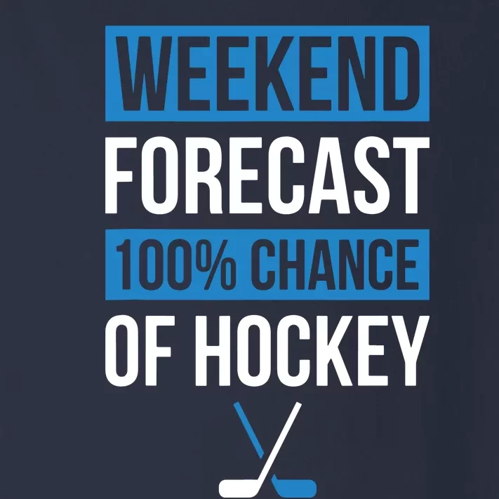 Weekend Forecast Funny Hockey, Hockey Player Gift Tee Toddler Long Sleeve Shirt