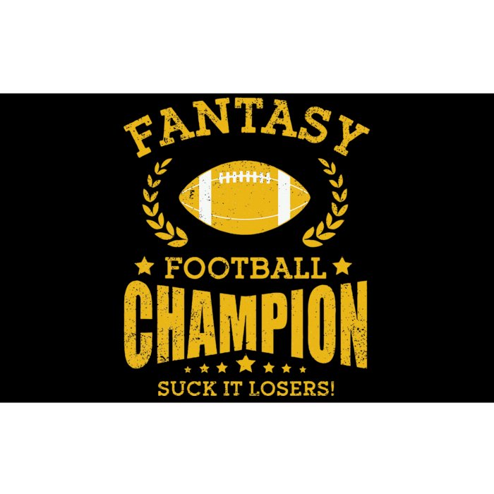 Winner Fantasy Football Champ Champion Draft Football Legend Bumper Sticker