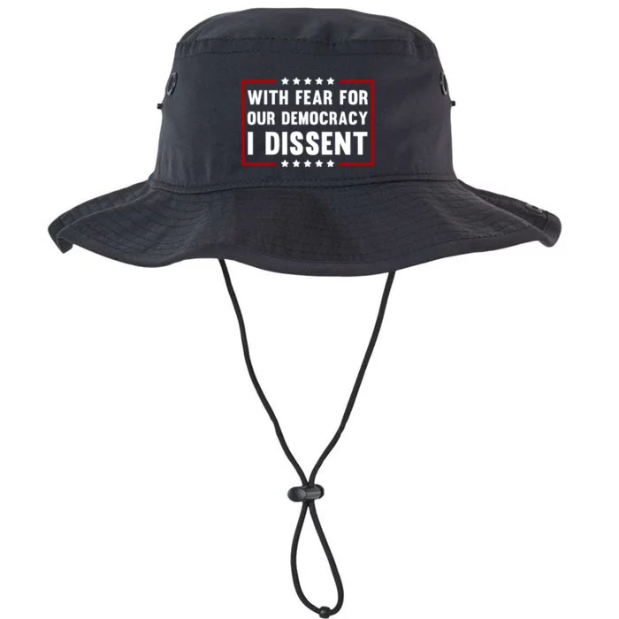 With Fear For Our Democracy I Dissent Legacy Cool Fit Booney Bucket Hat