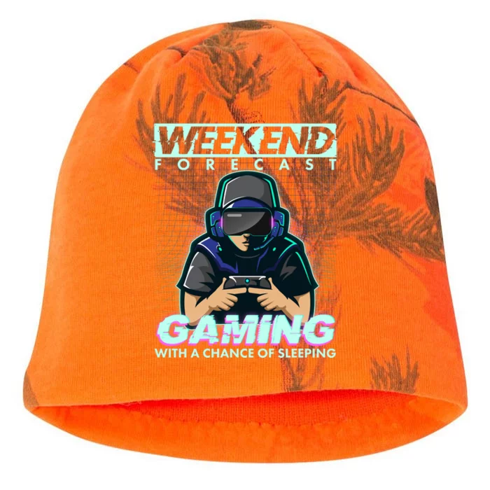 Weekend Forecast Gaming With A Chance Of Sleeping Kati - Camo Knit Beanie