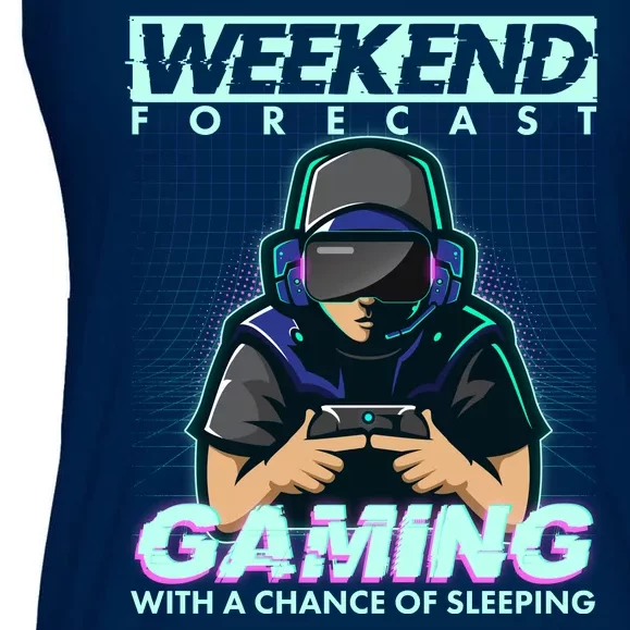 Weekend Forecast Gaming With A Chance Of Sleeping Ladies Essential Flowy Tank