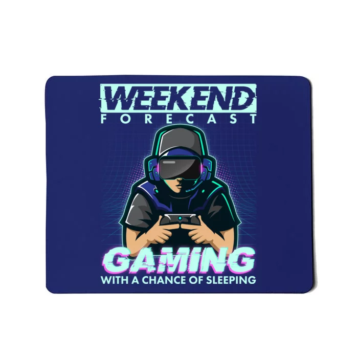 Weekend Forecast Gaming With A Chance Of Sleeping Mousepad