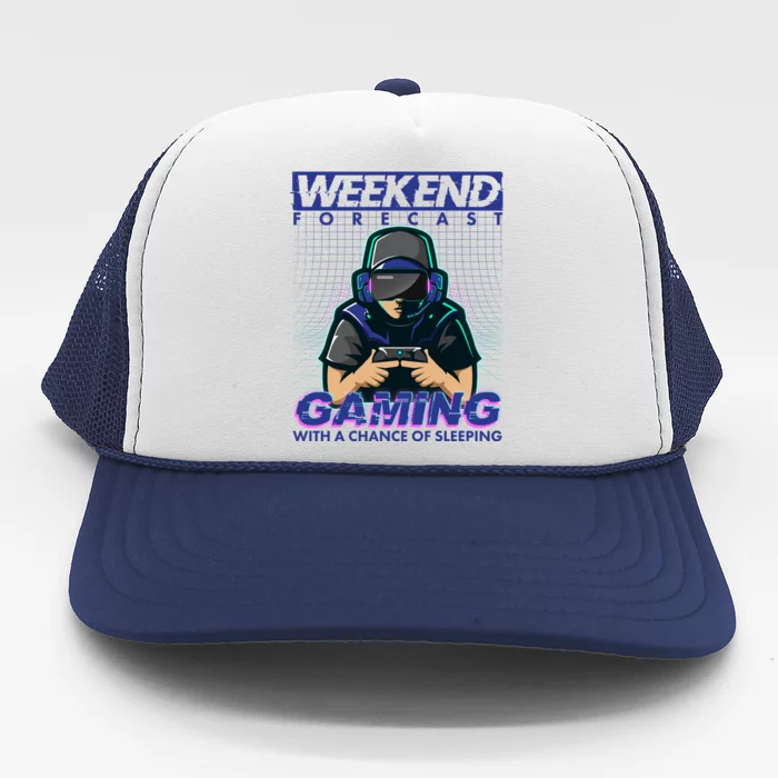 Weekend Forecast Gaming With A Chance Of Sleeping Trucker Hat