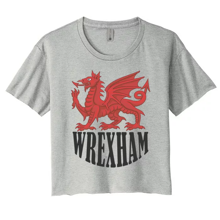 Wrexham FC Gift Football Club Wales Women's Crop Top Tee