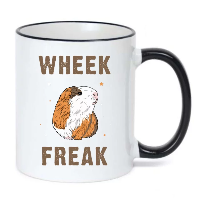 Wheek Freak Guinea Pig Black Color Changing Mug