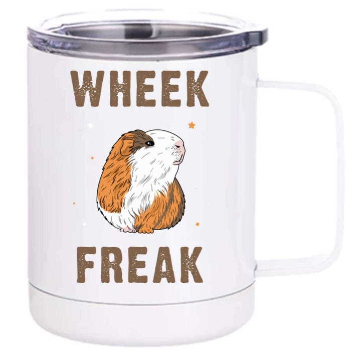 Wheek Freak Guinea Pig Front & Back 12oz Stainless Steel Tumbler Cup