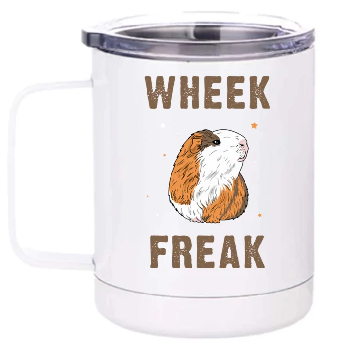 Wheek Freak Guinea Pig Front & Back 12oz Stainless Steel Tumbler Cup