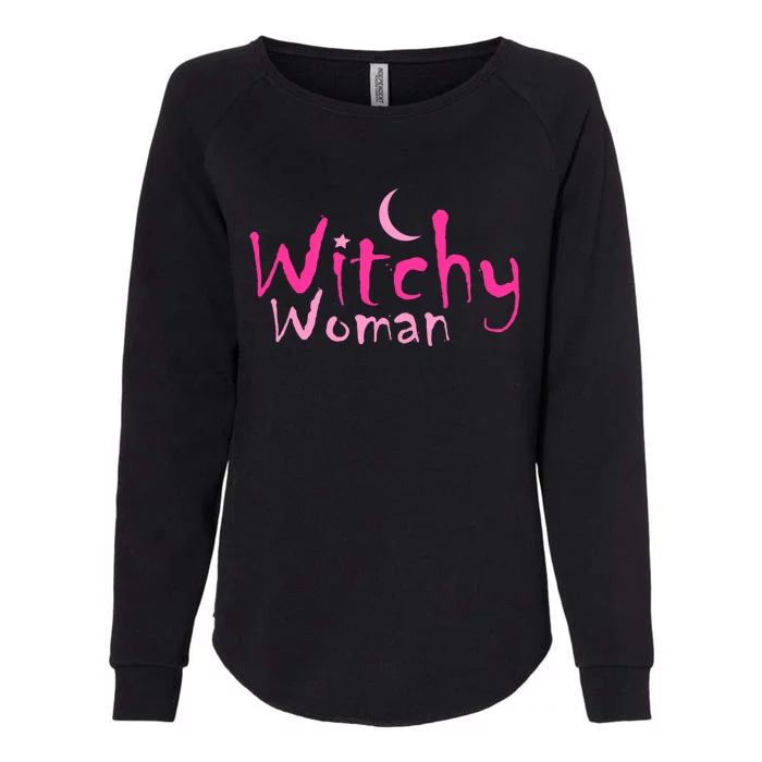 Witchy Funny Gift Womens California Wash Sweatshirt