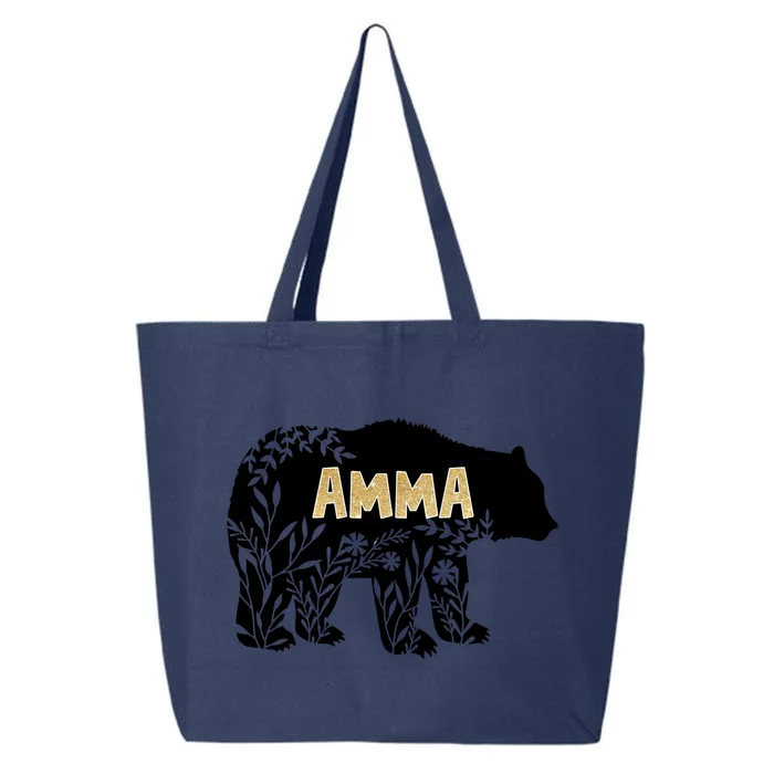 Wo Funny Gift For Grandmother Funny Gift Amma Bear Gift 25L Jumbo Tote