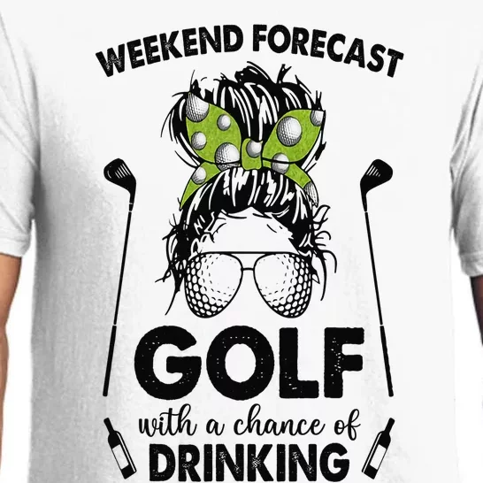 Weekend forecast golf with a chance of drinking Pajama Set