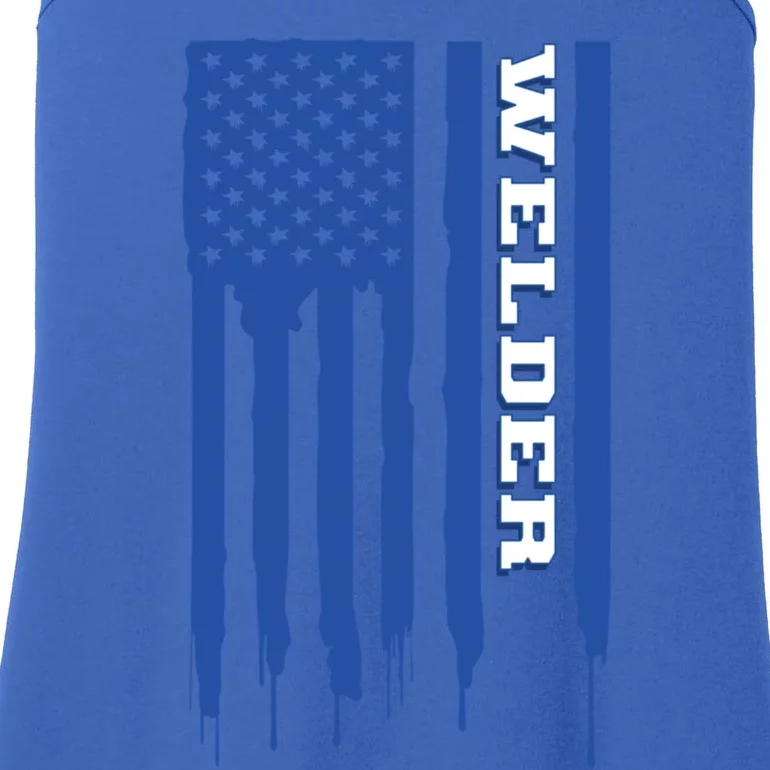 Welder Flag Gift Ladies Essential Tank