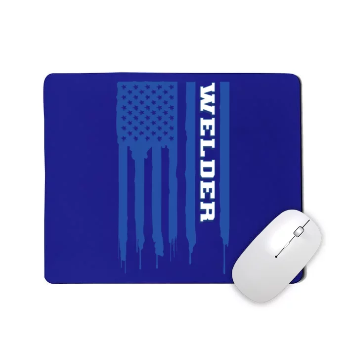 Welder Flag Gift Mousepad