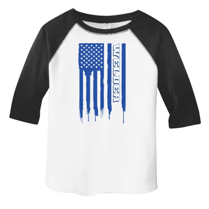 Welder Flag Gift Toddler Fine Jersey T-Shirt