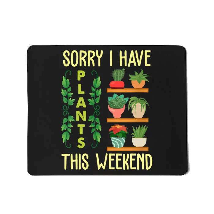 Wo Funny Gardening Gift Succulent Gardener Mother's Day Plant. VNeck Mousepad