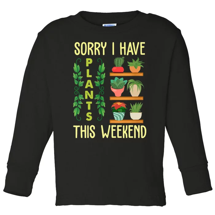 Wo Funny Gardening Gift Succulent Gardener Mother's Day Plant. VNeck Toddler Long Sleeve Shirt