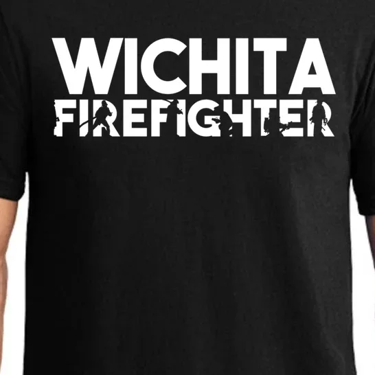 Wichita Firefighter Gift Firefighter Dad Gift Pajama Set