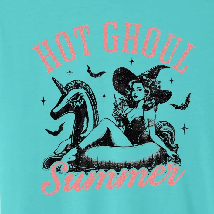 Women Funny Halloween Hot Ghoul Summer Summerween ChromaSoft Performance T-Shirt