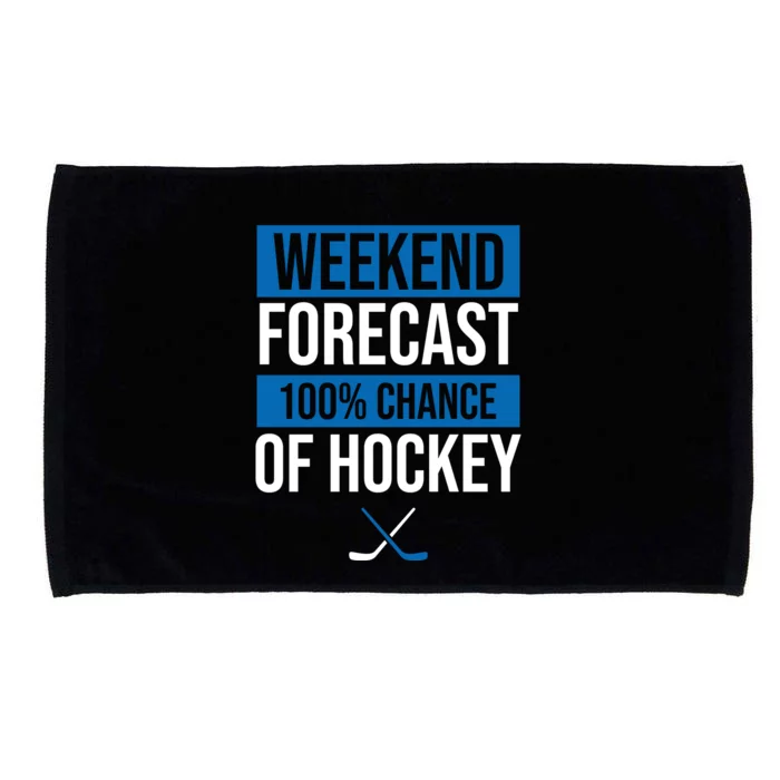 Weekend Forecast Hockey Microfiber Hand Towel