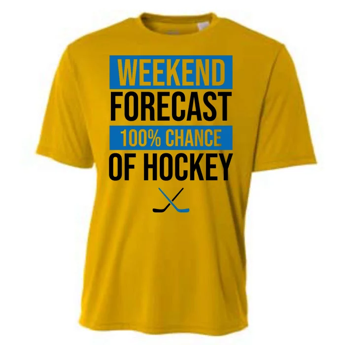 Weekend Forecast Hockey Cooling Performance Crew T-Shirt