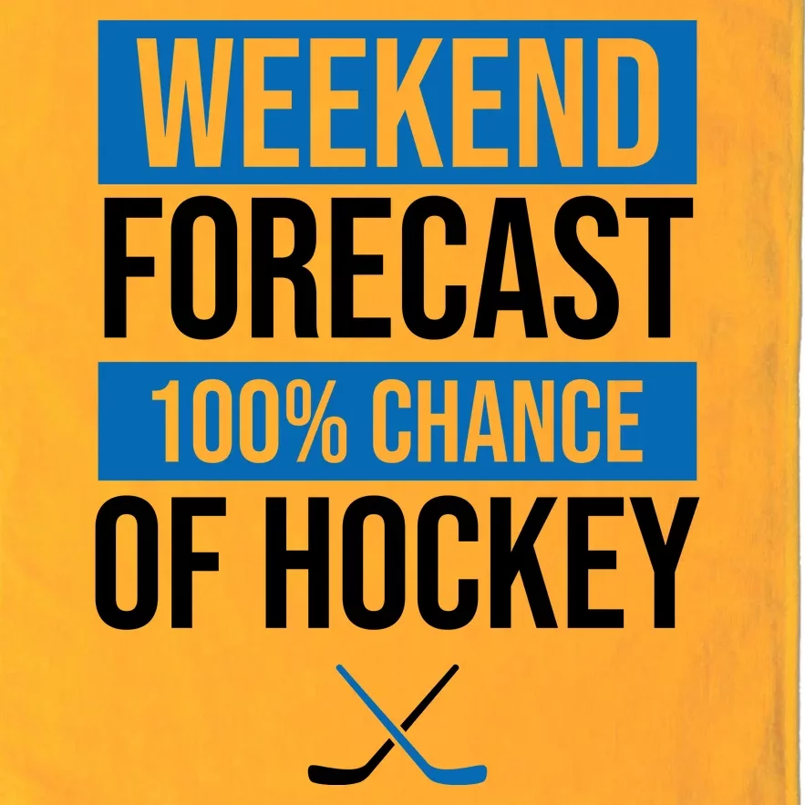 Weekend Forecast Hockey Platinum Collection Golf Towel